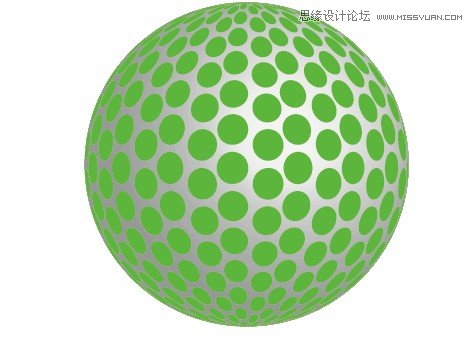 Illustrator绘制逼真的高尔夫球,PS教程,