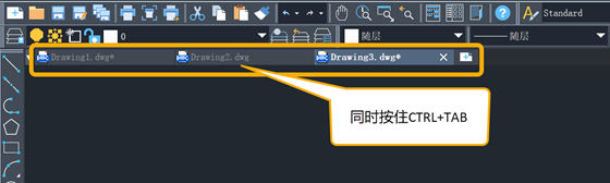 CAD򿪶ͼлͬͼ